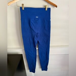 DSG Women's Leggings Size Small Blue‎ Stretch Pockets 10” Rise Yoga